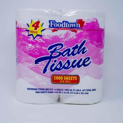F/Town Bath Tissue 1 Ply 4rl