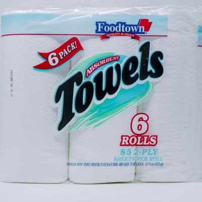 F/Town Towels 2-Ply 6 Rolls
