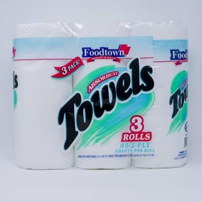 F/Town Towels 2-Ply 3 Rolls
