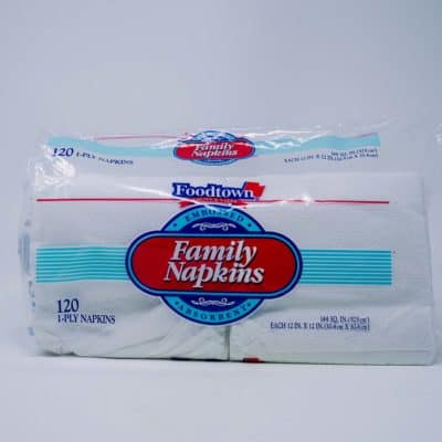 F/Town Napkins 1 Ply 120s