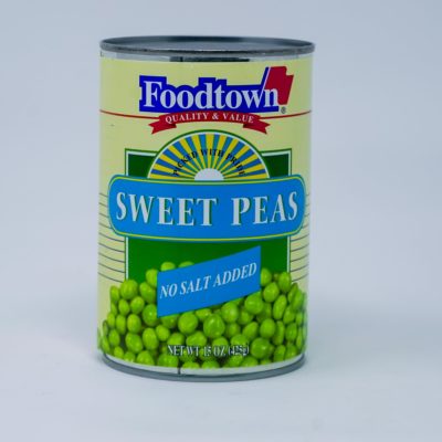 F/Town Sweet Peas No Salt 425g