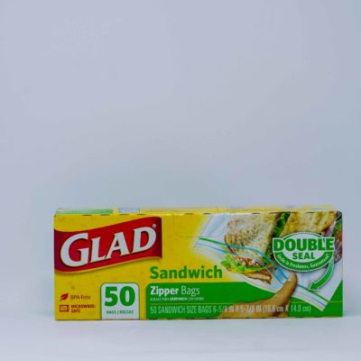 Glad Sandwich Zip Bag 50ct