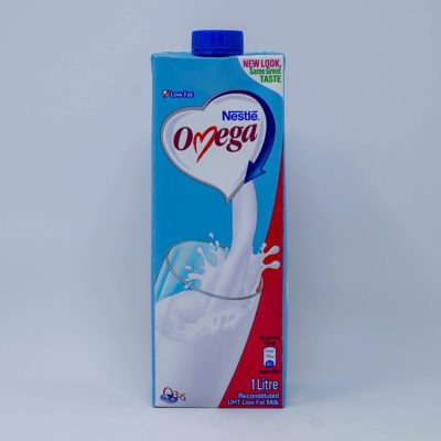 Nestle Omega Low Fat Milk 1lt