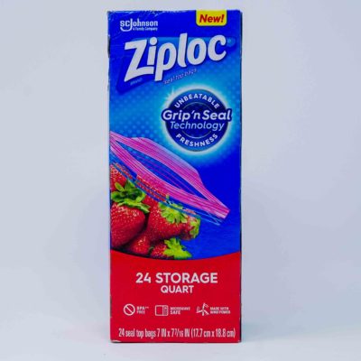 Ziploc Ez Opn Qrt Storage24bag