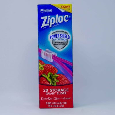 Ziploc Ez Zip Storg Qrt 20 Bag