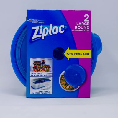 Ziploc 1 Press Seal Lrg Rnd2ct