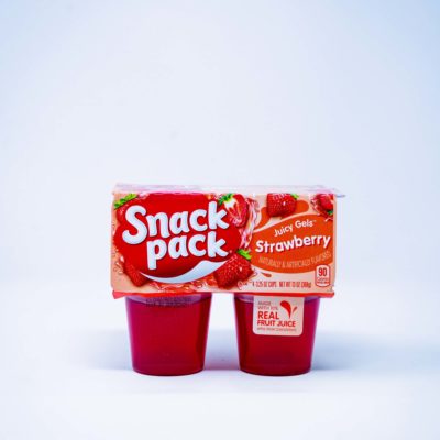 Snack Pack Strawberry 4pk368g