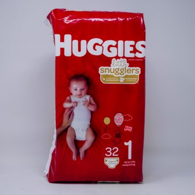 Huggies L/Snugg Sz1 Jum 32s