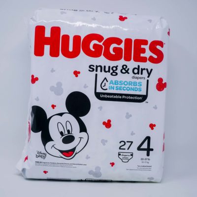 Huggies Snug&dry Diap Sz4 27ct