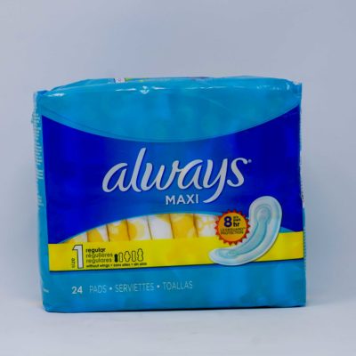 Always Maxi Pads Reg 24s