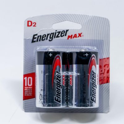 Energizer D2 Battery  2pk