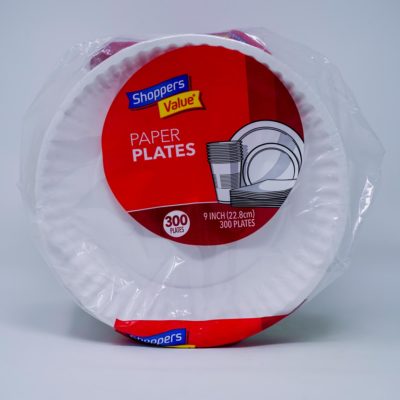 Shppvl Paper Plates 300/22.8cm