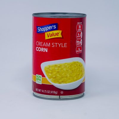 Shppvl Cream Style Corn 418g