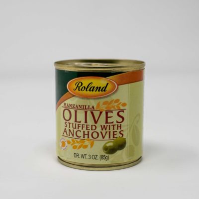 Roland Olives W/Anchovies 85g