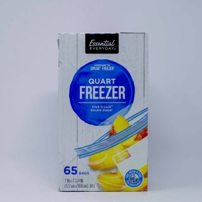 E/Day Qrt Frz Zip Bags 65ct