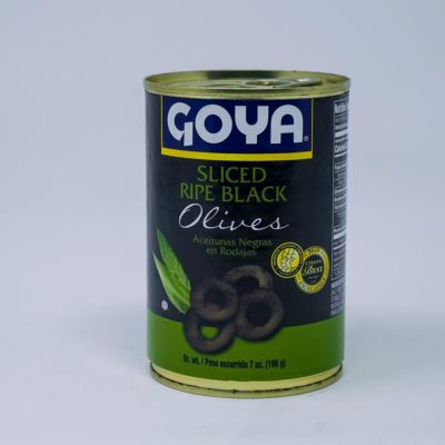 Goya Sliced Black Olives 198g