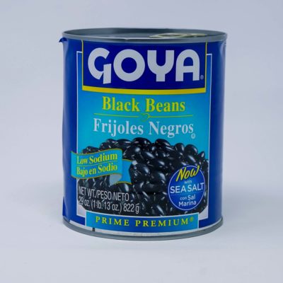 Goya Black Beans Lo Sodium822g