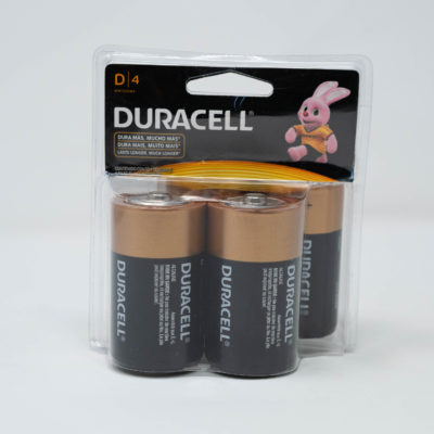 Duracell Battery Sz D 4pk