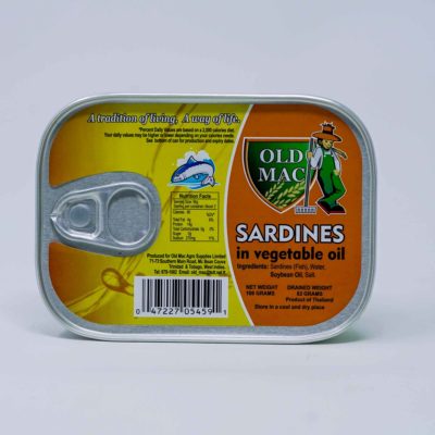 Old Mac Sardines In Veg Oil82g