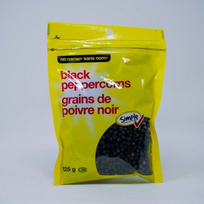 Nn Black Peppercorns 125g