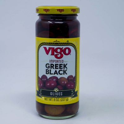 Vigo Greek Black Olives 227g