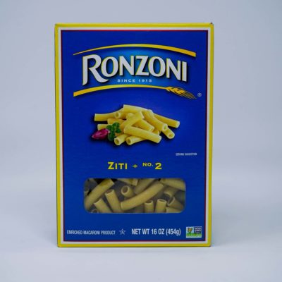Ronzoni Ziti No 2 454g