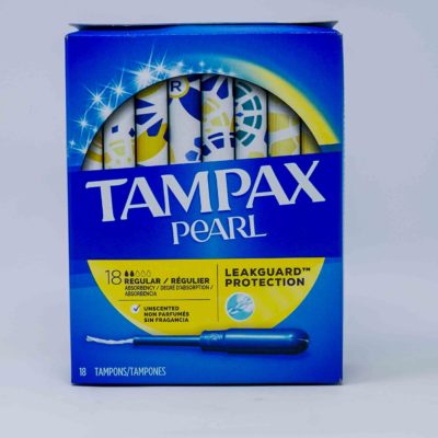 Tampax Pearl Reg Unscnt 18ct