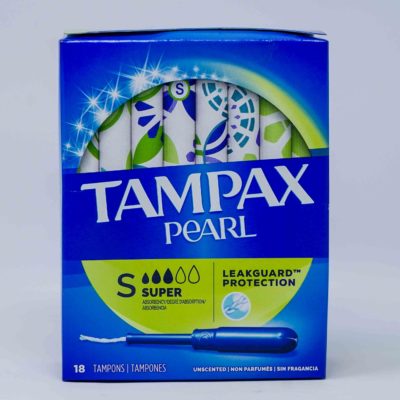 Tampax Pearl Super Unscnt 18ct