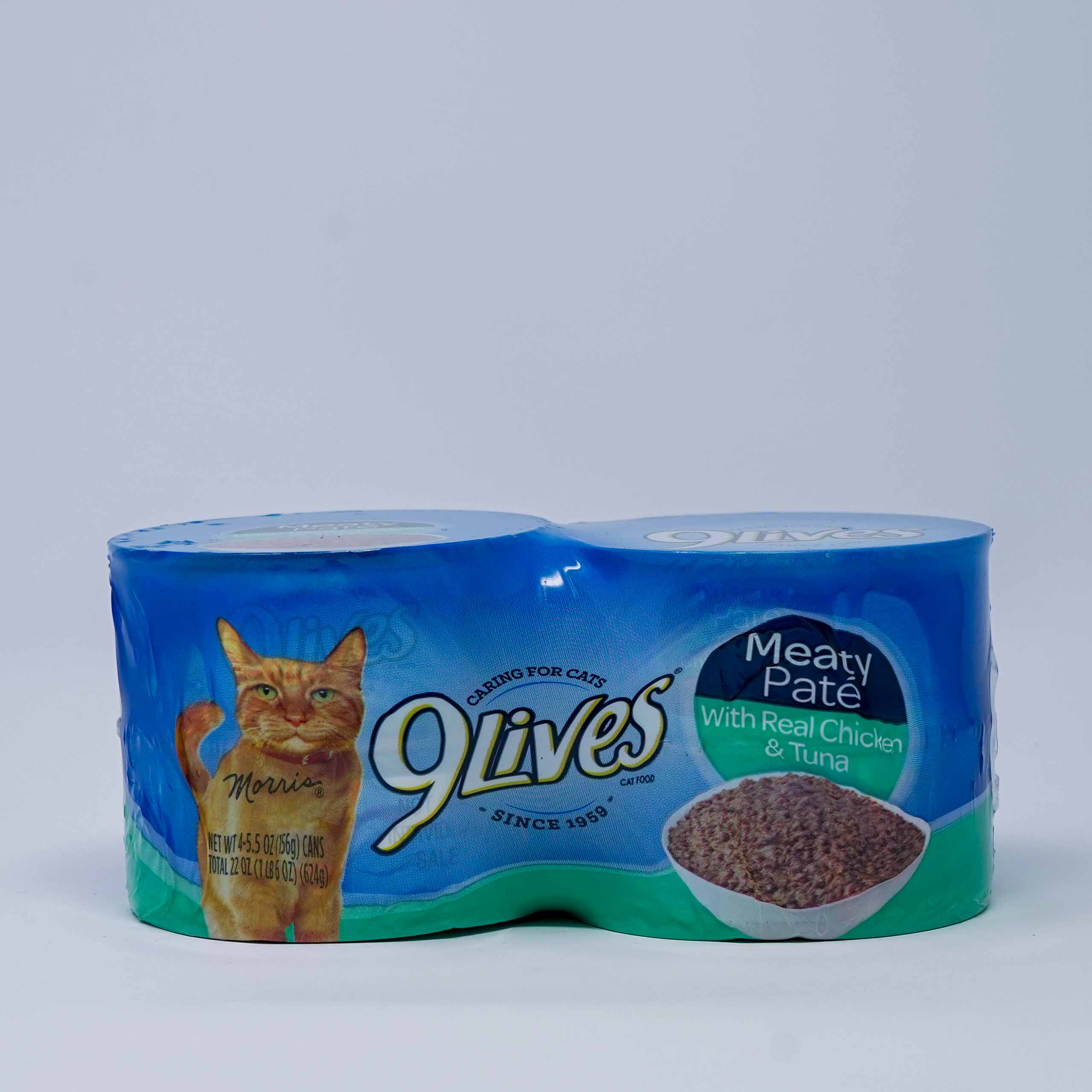 9 Lives Meaty Chick Tuna4/156g