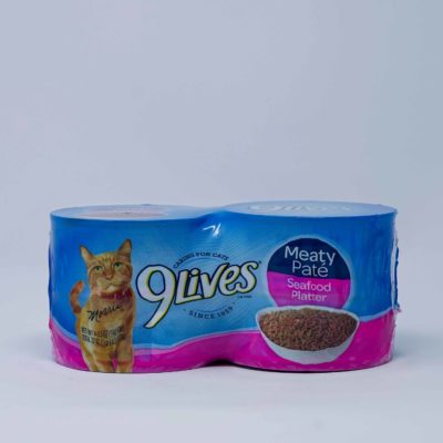 9 Lives Meaty S/Food Plt4/156g