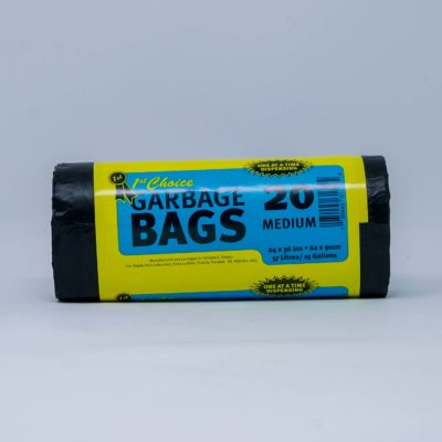 1st Ch Garbage Bags Med 20ct