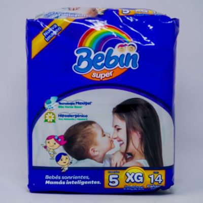 Bebin Super Diapers Xlrg 14s