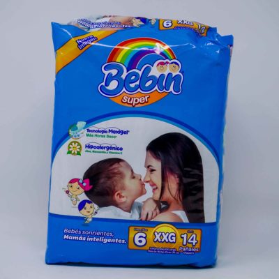 Bebin Super Diapers Xxg 14s