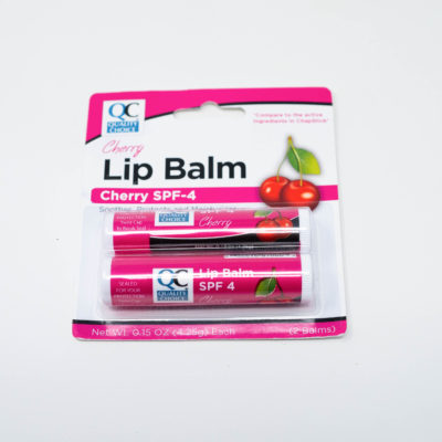 Qc Lip Balm Cherry Spf4 Twin P