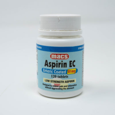 Macs Aspirin Ec Ls 81mg 120s