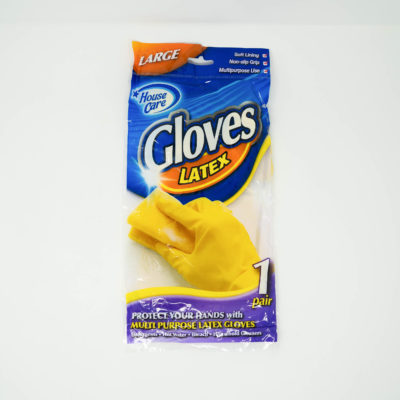 H/Care Latex Gloves Lrg 1 Pair