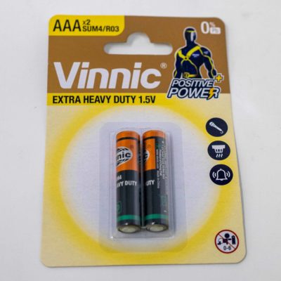 Vinnic Battery Aaa 1.5v  2pk
