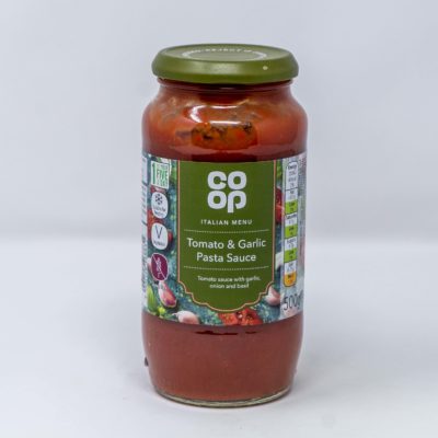 Co Op Ital Tom&gar Pasta S500g