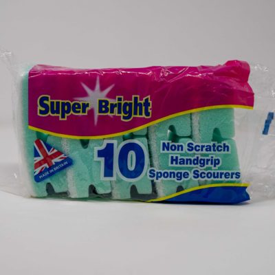 S/Bright N/Scr Sponge Scour10s
