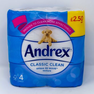 Andrex T/Tiss Classic Cln 4rl