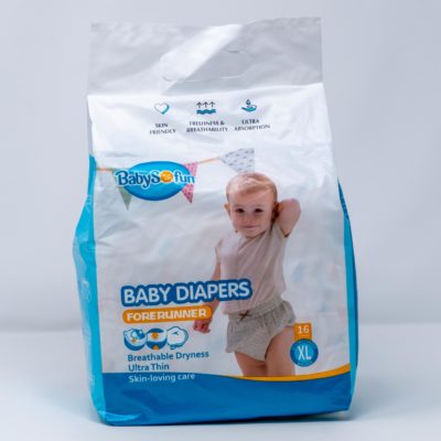 Babys Fun Diapers Xl 16ct
