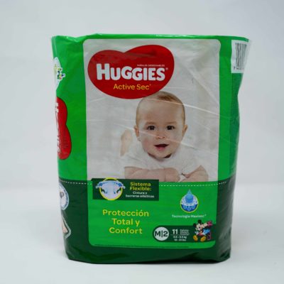 Huggies Act Sec Med Sz 2 11ct