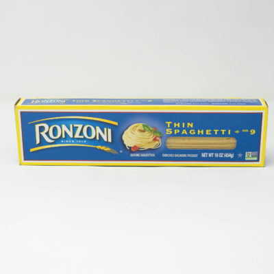 Ronzoni Thin Spaghetti 454g
