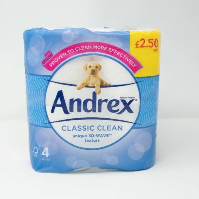 Andrex Class Clean T/Paper 4rl