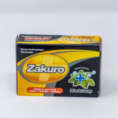 Zakuro Black Soap 90g