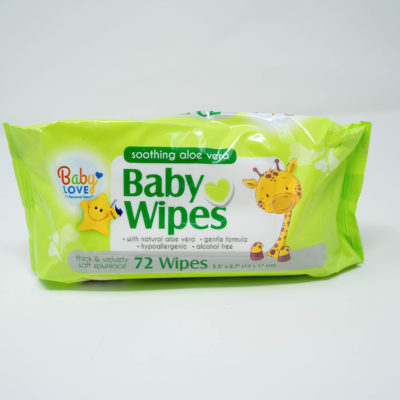 Baby Love Baby Wipe Aloe 80ct