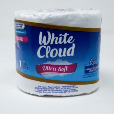 White Cloud Bathroom Tissue 1r