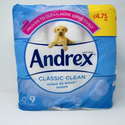 Andrex Class Cln T/Paper 9rl