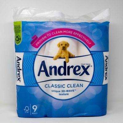 Andrex Class Clean T/Tiss 9rl